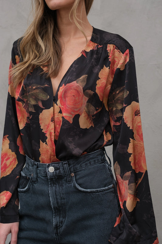 Julia Floral Bodysuit