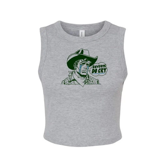Cowboys Do Cry Crop Tank