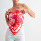 Bloomwave Fuchsia Scarf Top