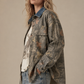 Mesa Denim Collar Camo Shacket