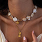 Collier coquillage calicot