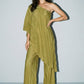Rosie Pleated One-Shoulder Top