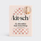 Extra Large Quick-Dry Hair Towel Wrap - Terracotta Checker