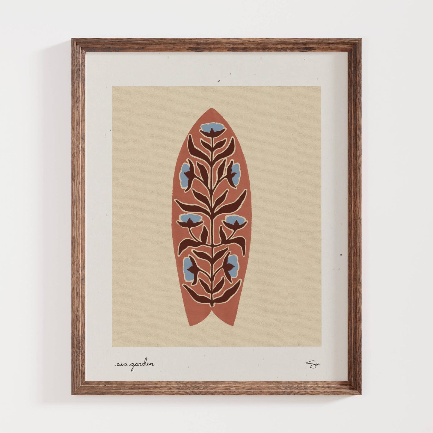 Surf Garden 2 | Surfboard Print