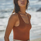 Kasey Seamless Reverse U-V Neck Tank