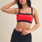 Sierra Contrast Block Sports Bra