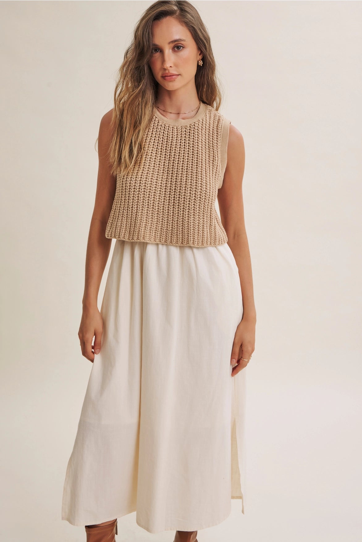 Jenna Chunky Sweater Midi Dress