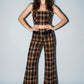 Stinson Belted Plaid Trousers