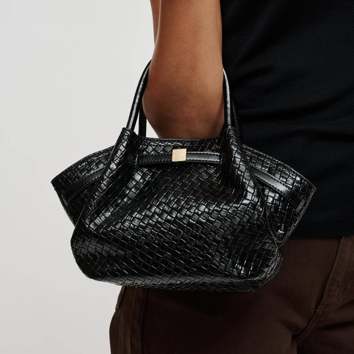 Selena - Embossed Woven Crossbody
