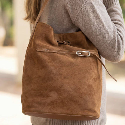 Mel Vegan Leather Bucket Bag