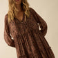 Mojave Floral Tiered Midi Dress