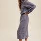 Janie Fleece Midi Skirt