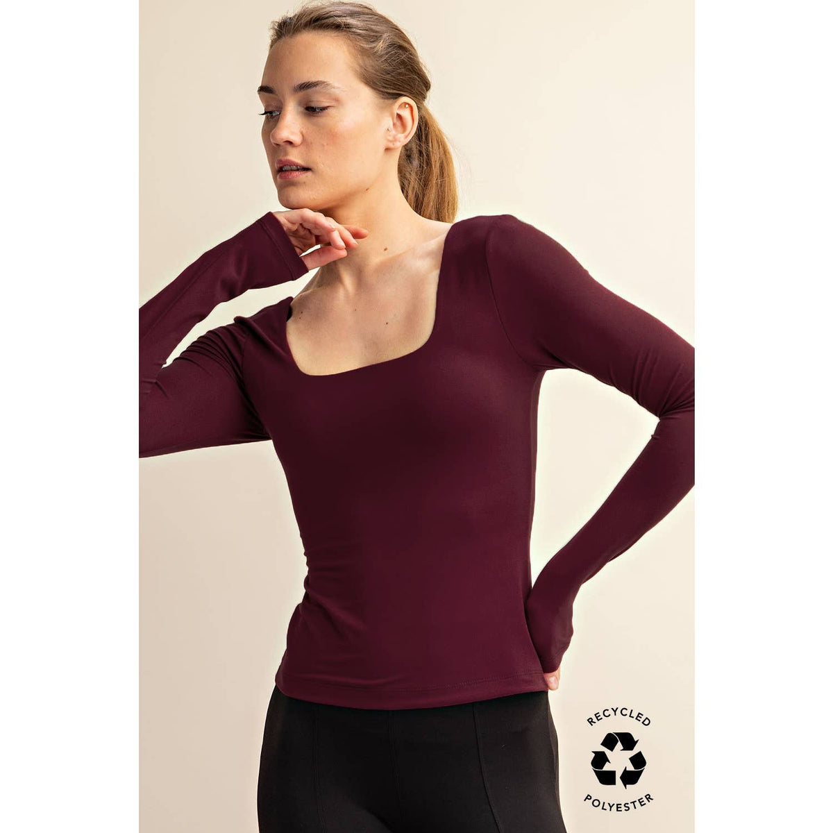First Light Recycled Blend Long Sleeve Top