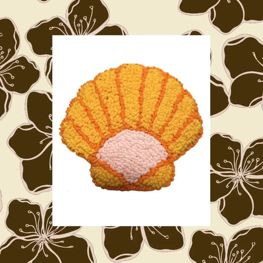Sunrise Shell Mug Rug