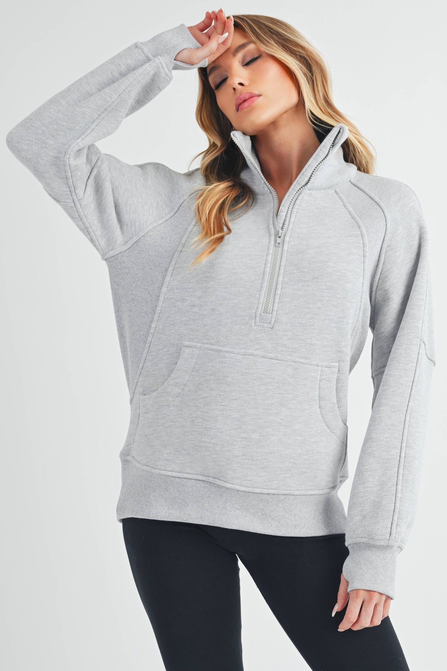 Leah Half-Zip Sweater