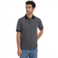 Owen Jacquard Short Sleeve Ribbed Polo - Black
