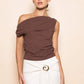 Steph Asymmetrical One-Shoulder Top